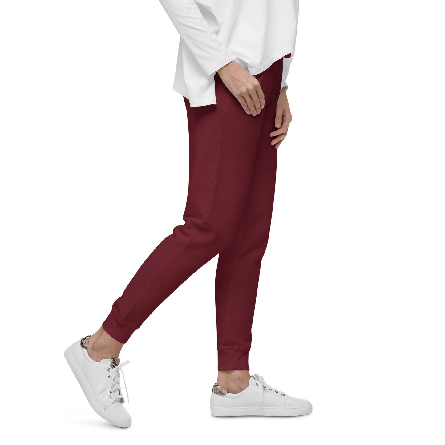 LAG Life's A Gamble Circle Black Unisex Fleece Sweatpants