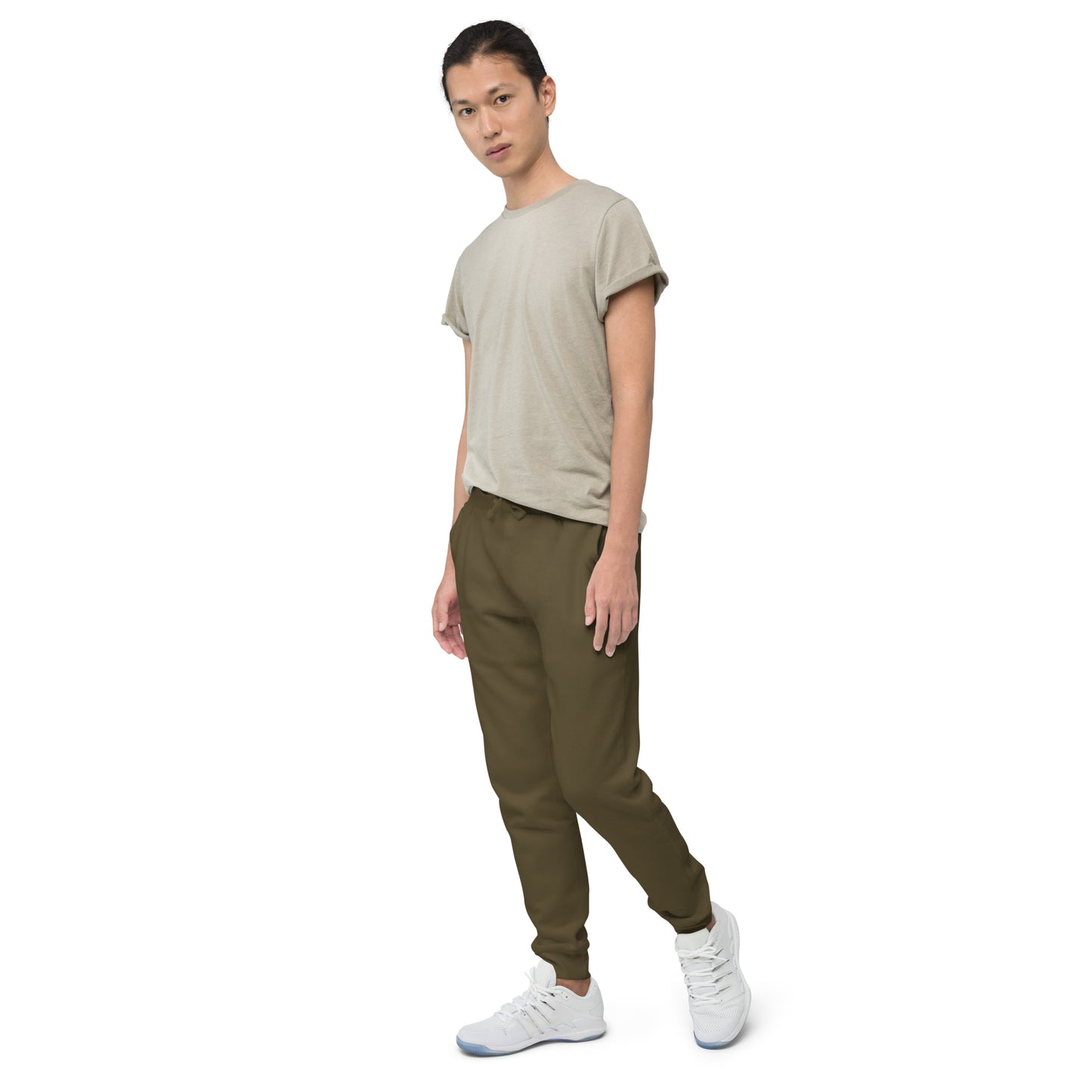 LAG Life's A Gamble Circle White Unisex Fleece Sweatpants