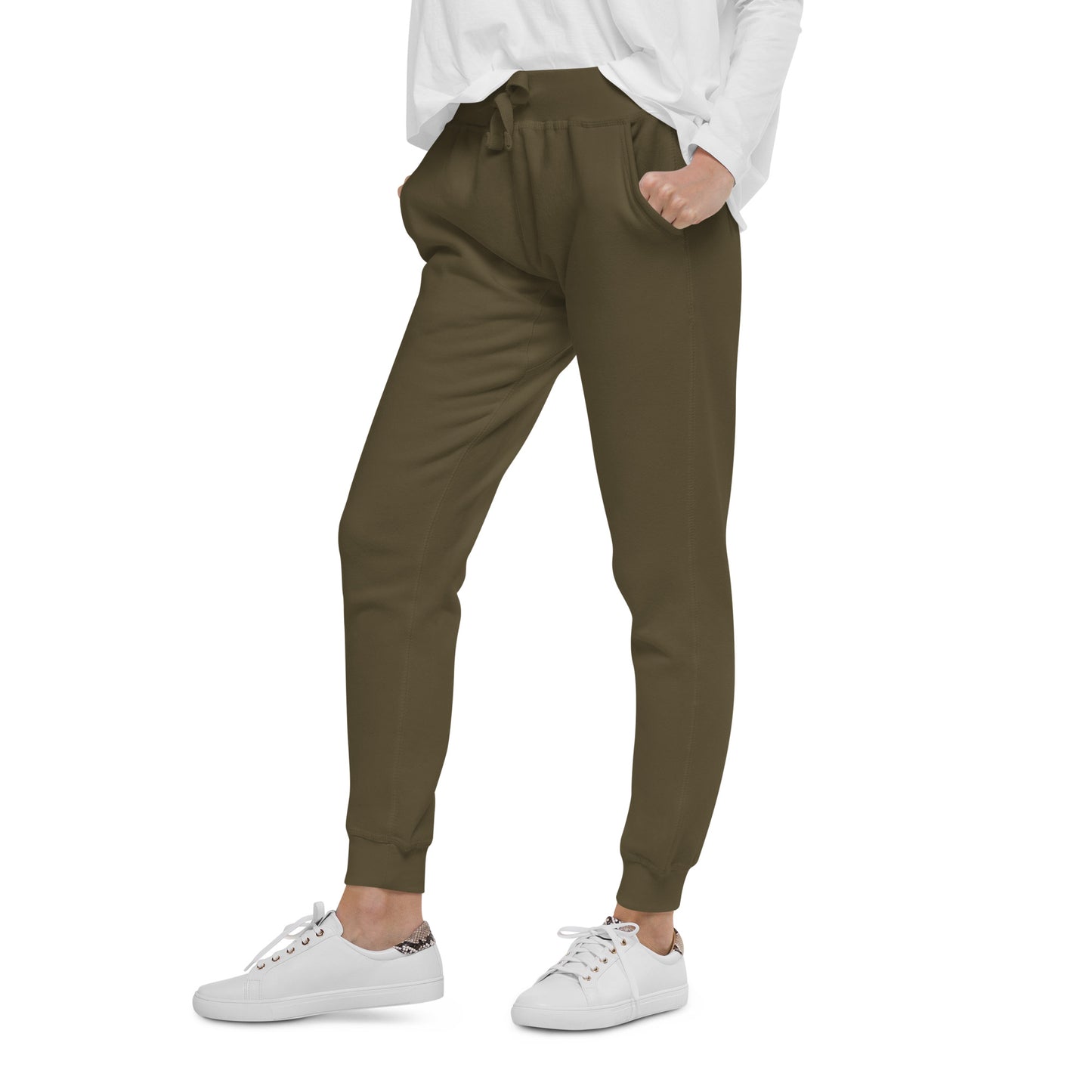 LAG Life's A Gamble Circle Black Unisex Fleece Sweatpants
