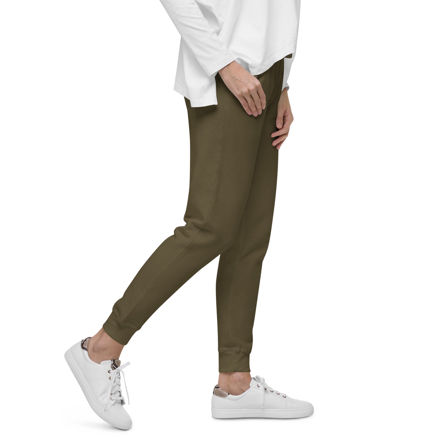 LAG Life's A Gamble Circle Black Unisex Fleece Sweatpants