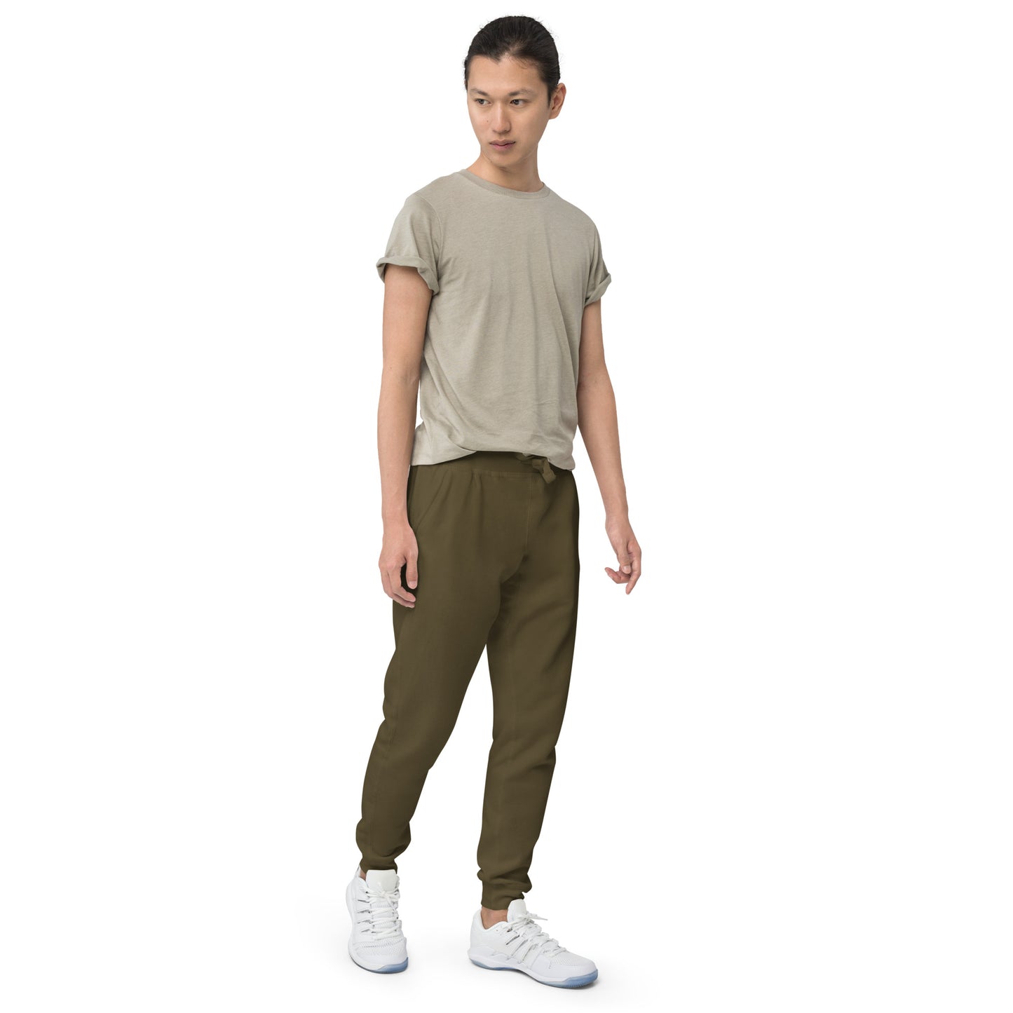 LAG Life's A Gamble Circle White Unisex Fleece Sweatpants
