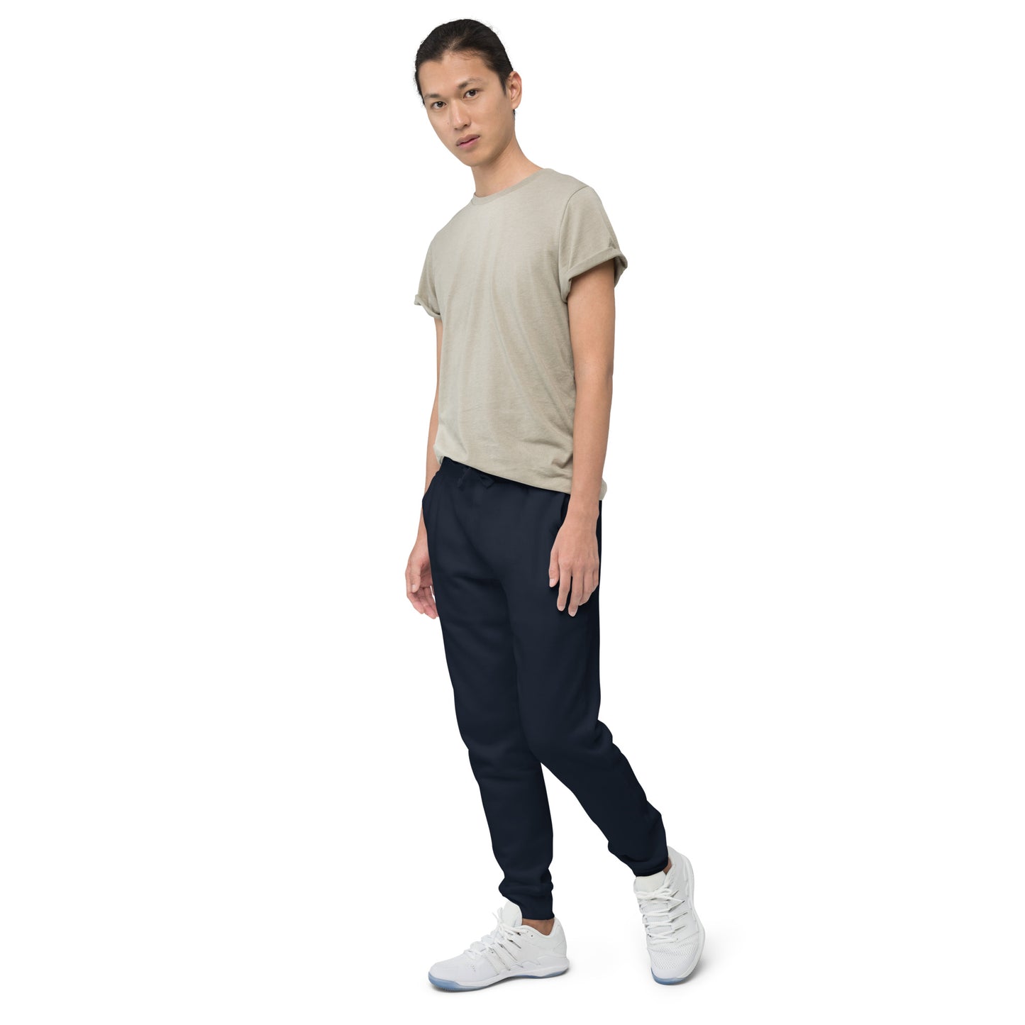 LAG Life's A Gamble Circle White Unisex Fleece Sweatpants
