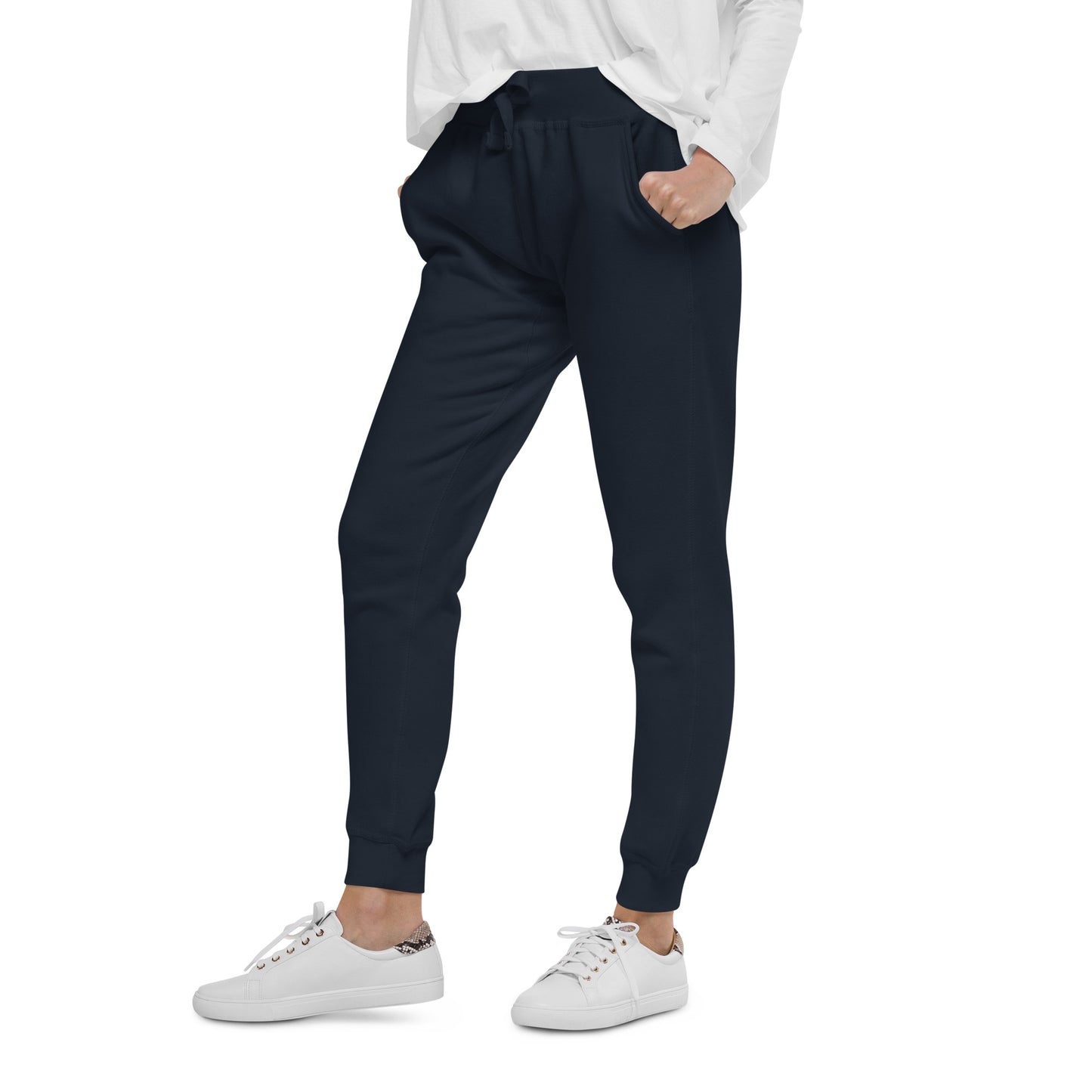 LAG Life's A Gamble Circle Black Unisex Fleece Sweatpants