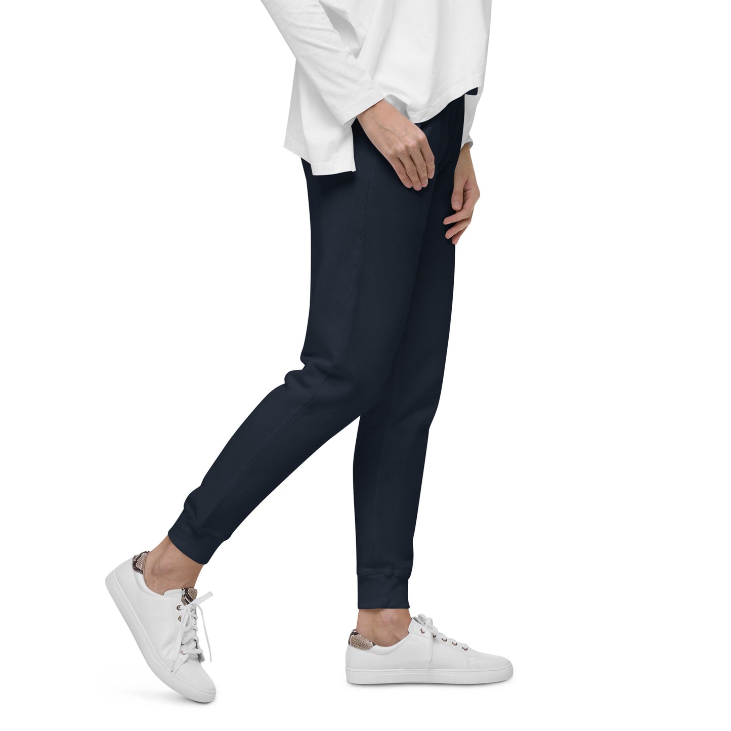 LAG Life's A Gamble Circle Black Unisex Fleece Sweatpants