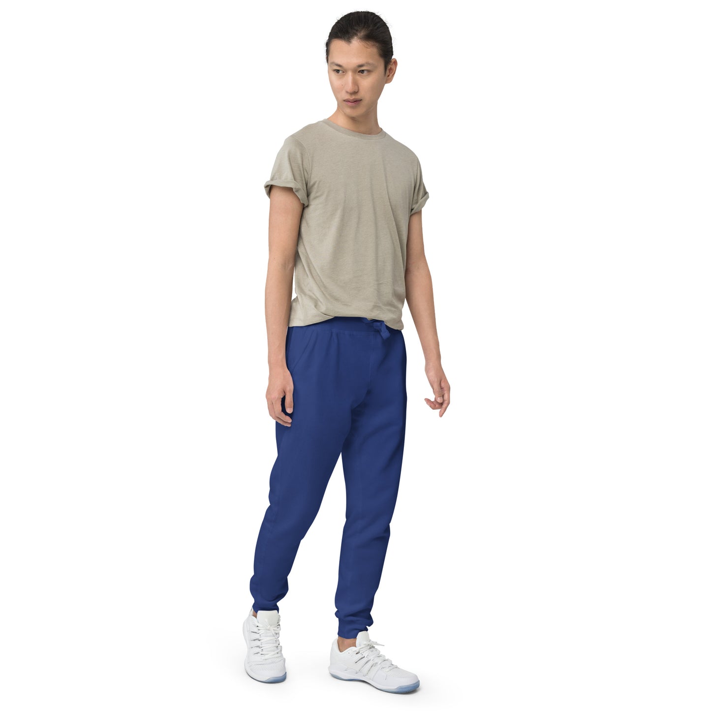 LAG Life's A Gamble Circle White Unisex Fleece Sweatpants