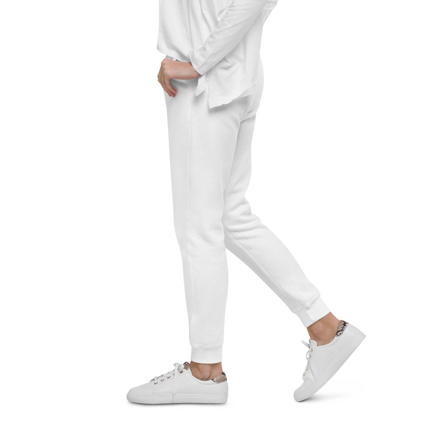 LAG Life's A Gamble Circle Black Unisex Fleece Sweatpants