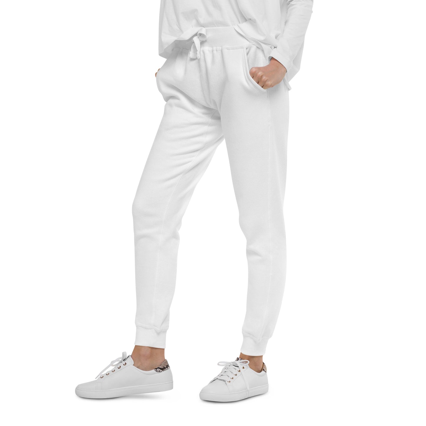 LAG Life's A Gamble Circle Black Unisex Fleece Sweatpants