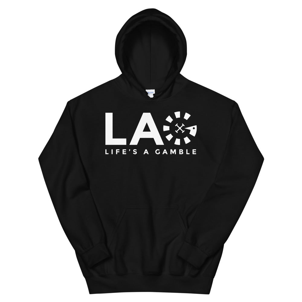 LAG Life's A Gamble White Hoodie
