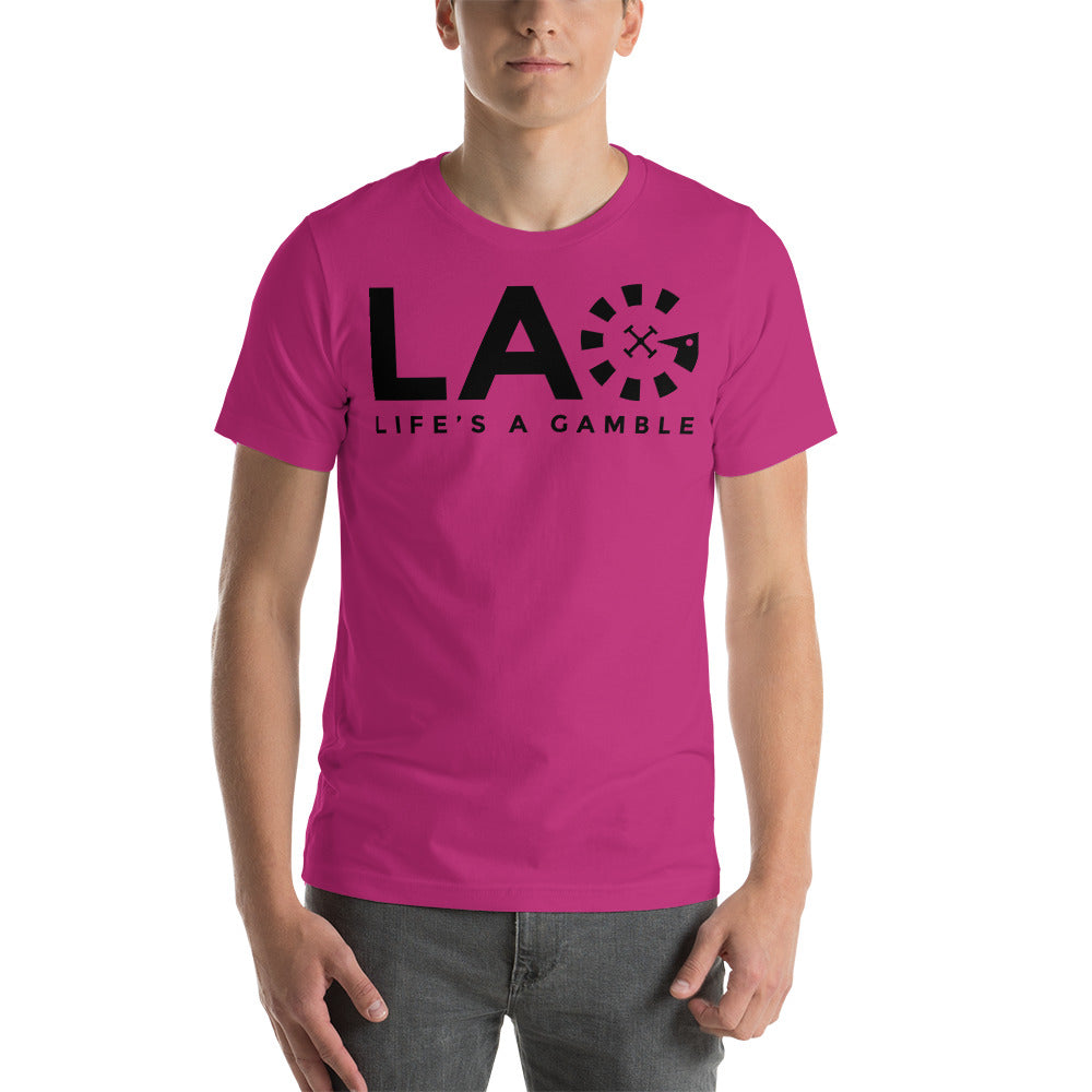 LAG Life's A Gamble Black T-Shirt