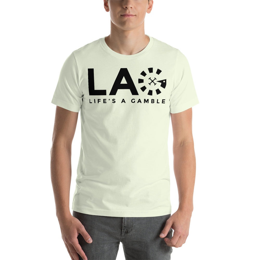 LAG Life's A Gamble Black T-Shirt