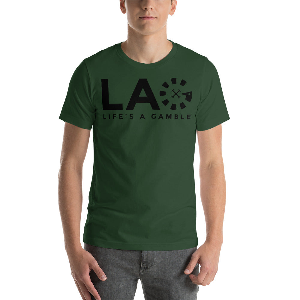 LAG Life's A Gamble Black T-Shirt