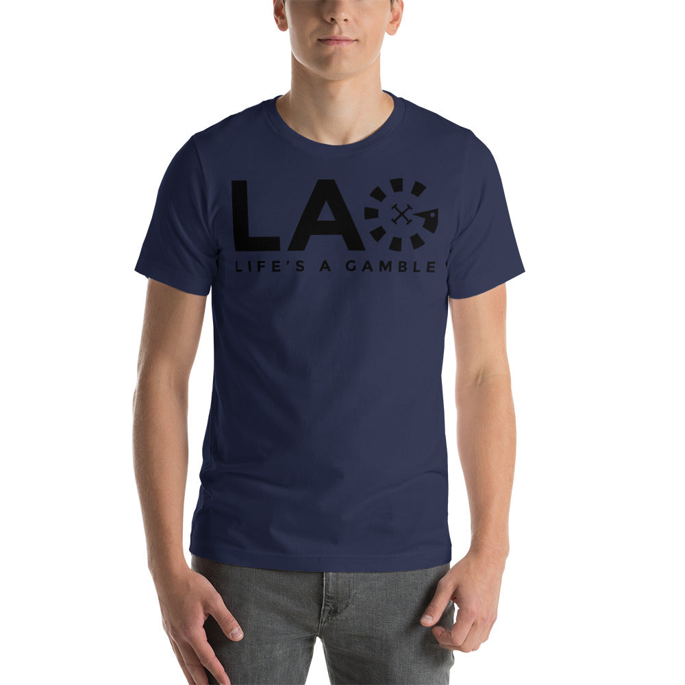 LAG Life's A Gamble Black T-Shirt