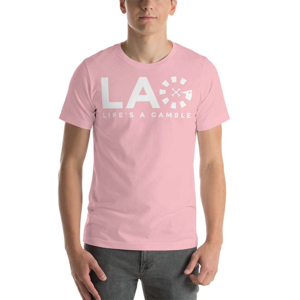 LAG Life's A Gamble White T-Shirt