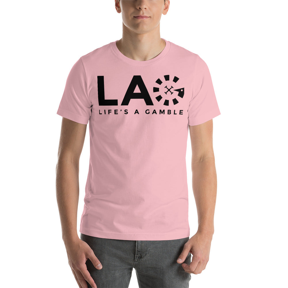 LAG Life's A Gamble Black T-Shirt