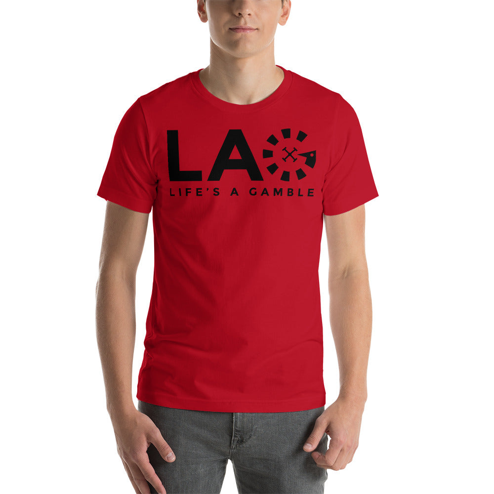 LAG Life's A Gamble Black T-Shirt