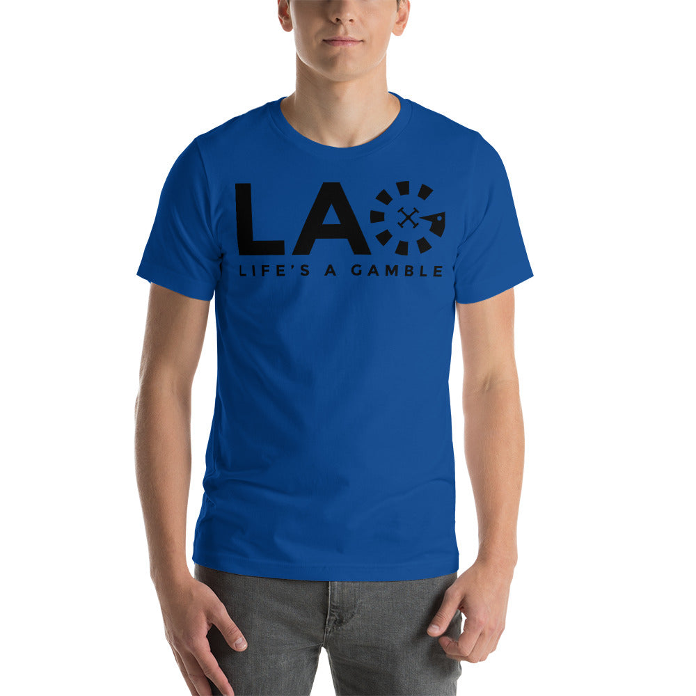 LAG Life's A Gamble Black T-Shirt