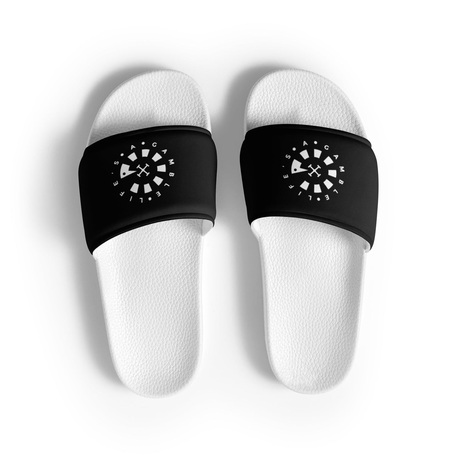 LAG Life's A Gamble Circle White Women's slides
